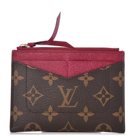 louis vuitton fuchsia card holder.